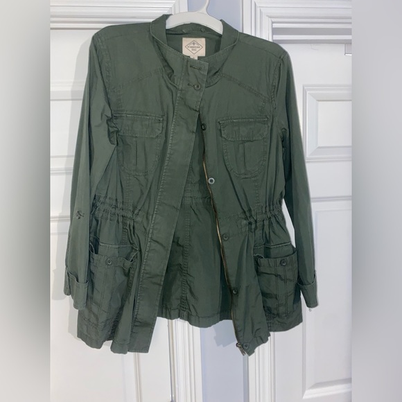 St. John's Bay Jackets & Blazers - Army green jacket